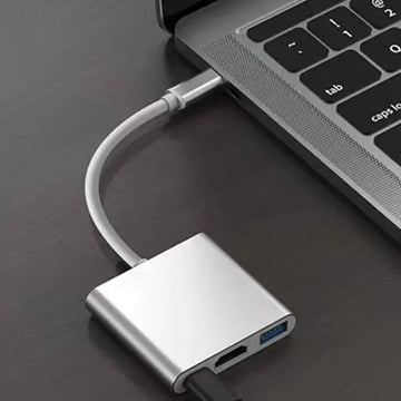USB C HUB 3in1 Type C 3.0 to HDMI-compatible Docking Station PD Fast Charge 4K HDMI Adapter Splitter For MacBook
