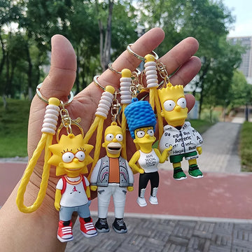 The Simpsons characters Keychain