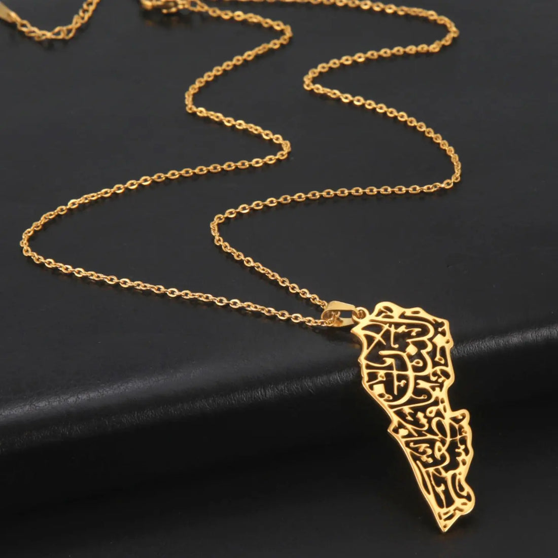 Lebanon Map Necklace