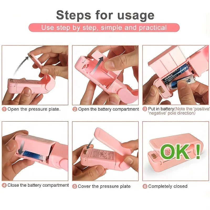 Mini Sealing Machine Pfor Plastic Food Bag Closure
